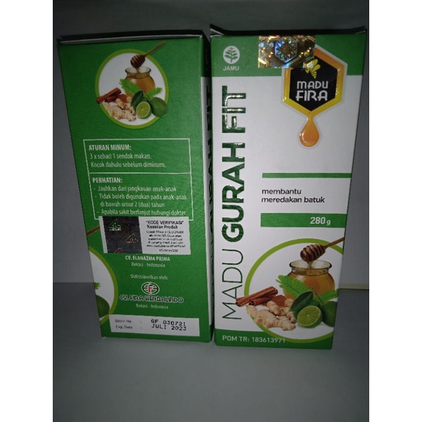 Madu Gurah Fit Original Obat Batuk Ibu dan Anak