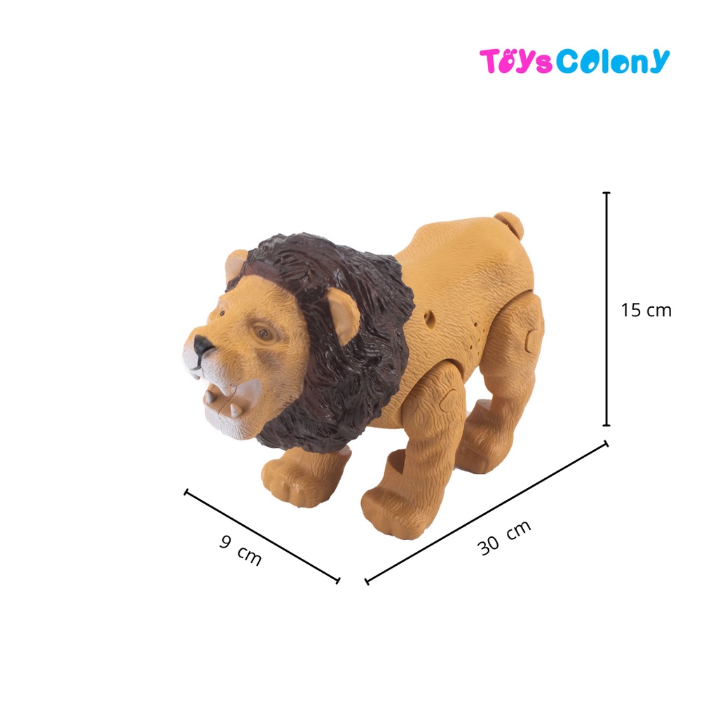 Robot Singa Land Lion Bisa Berjalan dan Bersuara 60121 Bukan Simba