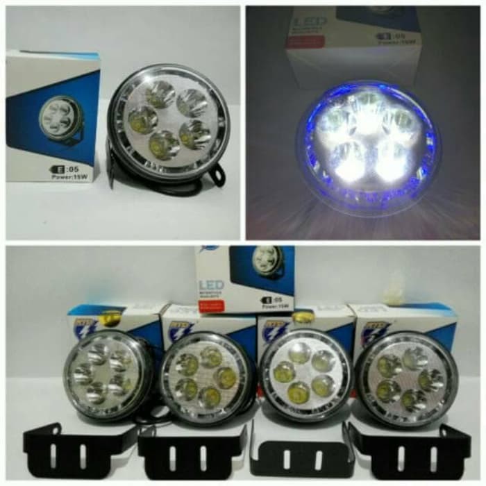 Lampu Led Tembak Sorot Cree Rtd E05 Tembus Kabut Motor Mobil Aksesoris