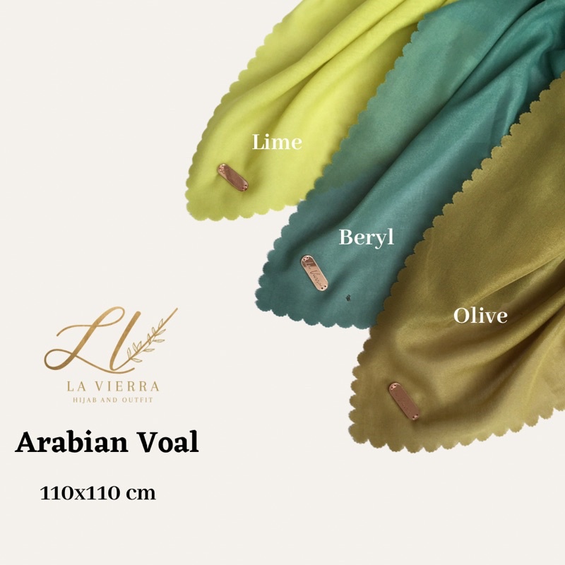 Part 1 Voal Arabian Jilbab Polos Sahara Hijab Segiempat-8