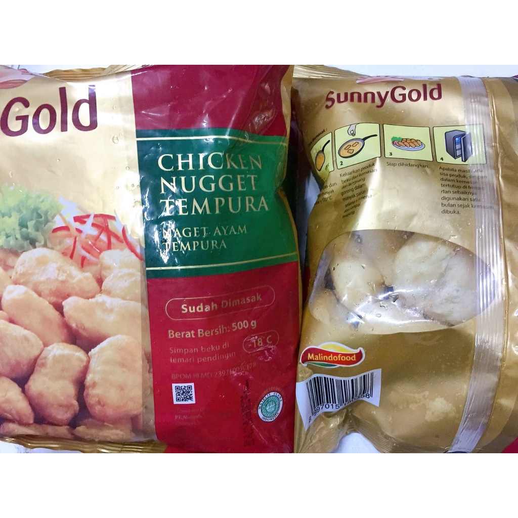 Sunny Gold Chicken Nugget Naget Ayam Tempura Berbumbu