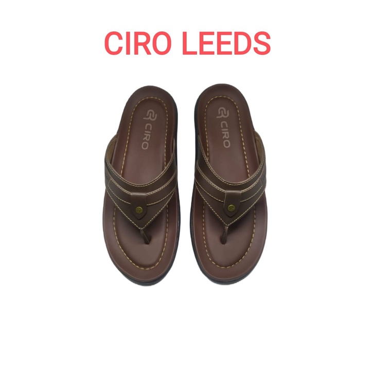 SANDAL CIRO LEEDS-KUALITAS MATAHARI-KULIT ASLI-100% PRODUK INDONESIA-PROMO