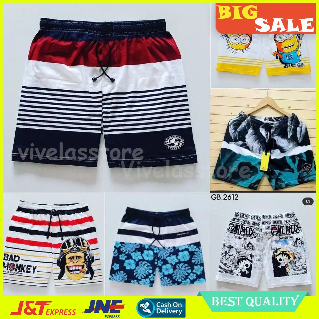 BEST SELLER 1 - BOXER PRIA WANITA| CELANA DALAM PENDEK KOLOR BOXSER PANTAI BAHAN KATUN BOKSER DISTRO SURFING PREMIUM PANTAI SANTAI RENANG COWOK PRIA WANITA CEWEK LAKI LAKI COWO PEREMPUAN REMAJA DEWASA