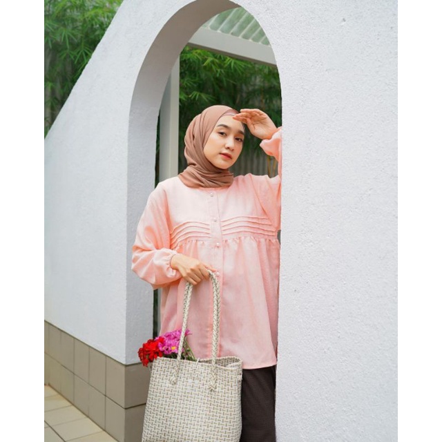 BLOUSE KOREA - AUDYA BLOUSE - ATASAN WANITA - KOREAN STYLE