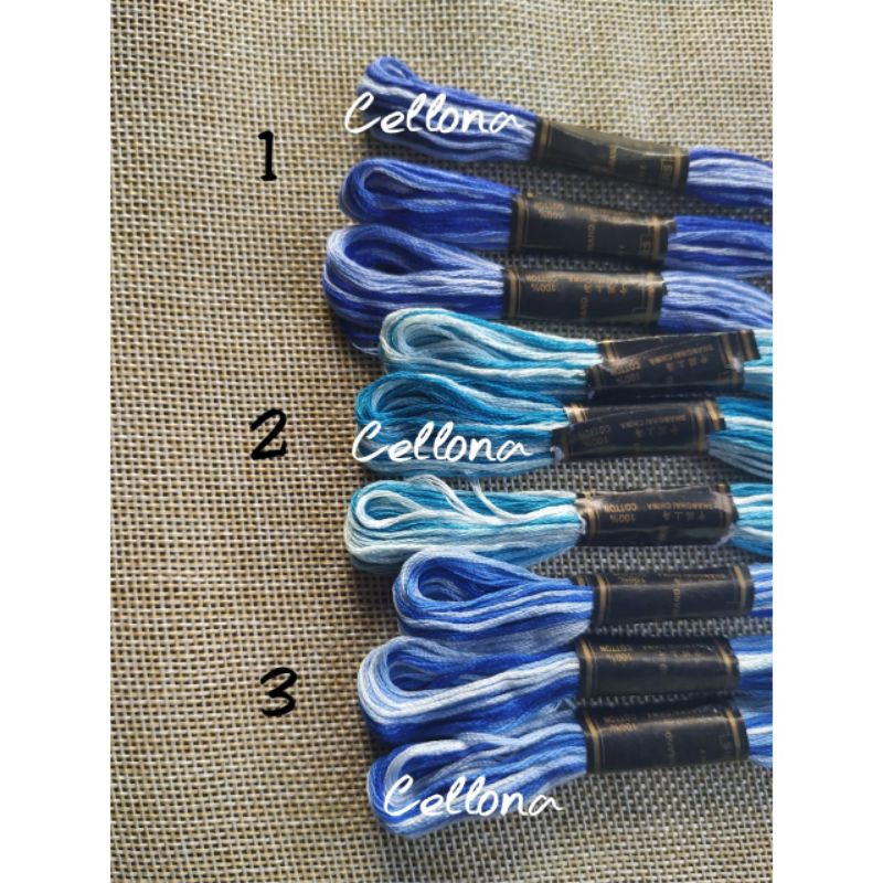 Benang Sulam Gradasi / sembur