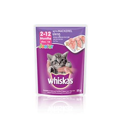 WHISKAS POUCH JUNIOR 85gr Murah Terbaik Makanan Kucing