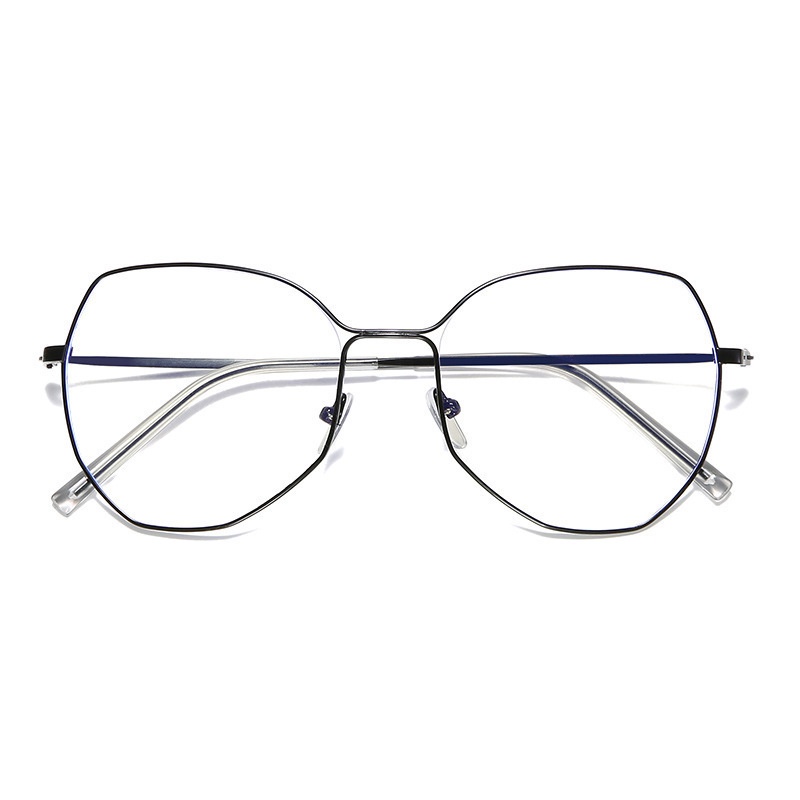 Kacamata Anti Radiasi blue light Bahan Metal Gaya Korea Untuk Pria Dan Wanita