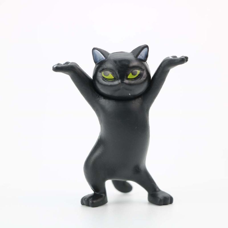 Mary 5pcs Carrying Coffin Cat Action Figures Interesting Cat Dolls Creative Ornaments