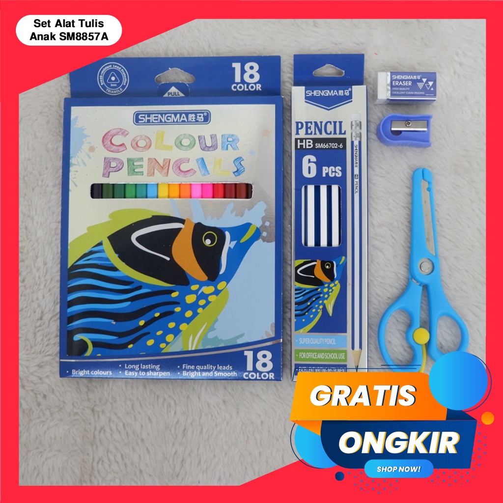 365 STATIONERY SET #41167 Buku &amp; Alat Tulis Anak / Karakter Fancy Gambar Lucu