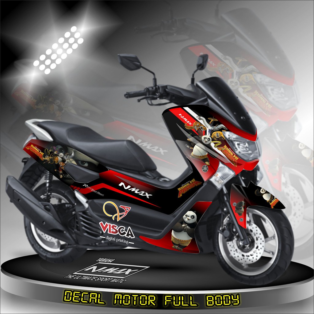 Decal Nmax Old Decal Nmax Full Body Dekal Nmax Stiker Nmax Full Body Kungfu Panda