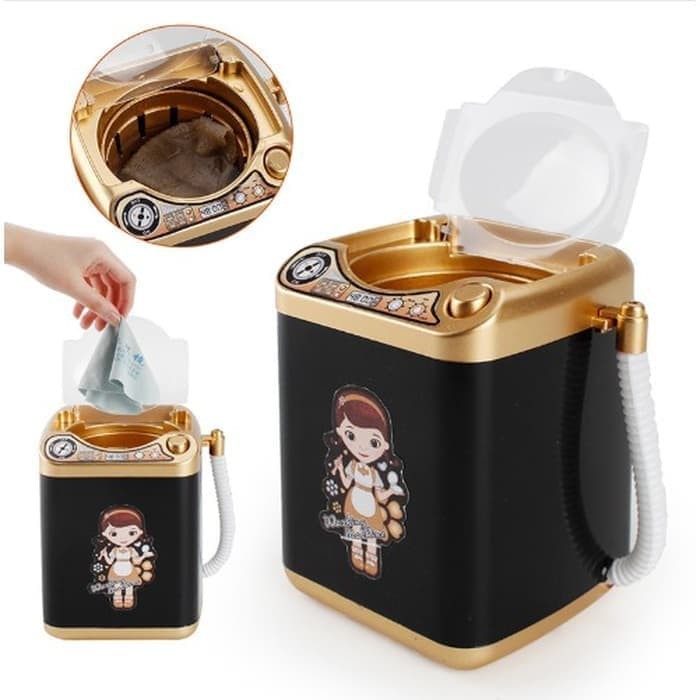 Mesin Cuci Mini Kpop Doll Washing Machine Brush Makeup