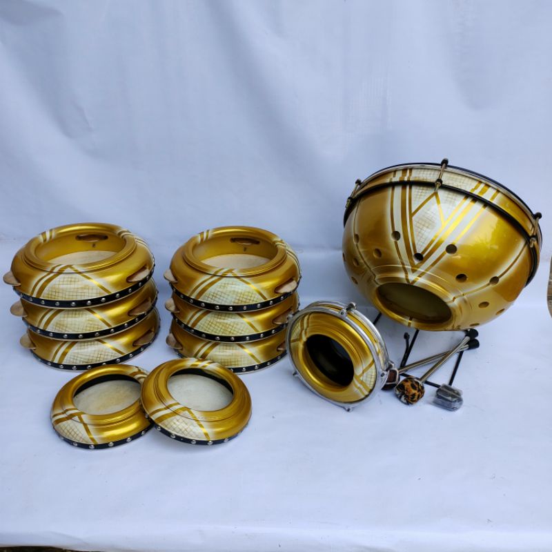 Alat rebana 1 Set tanpa Darbuka Terbang 6