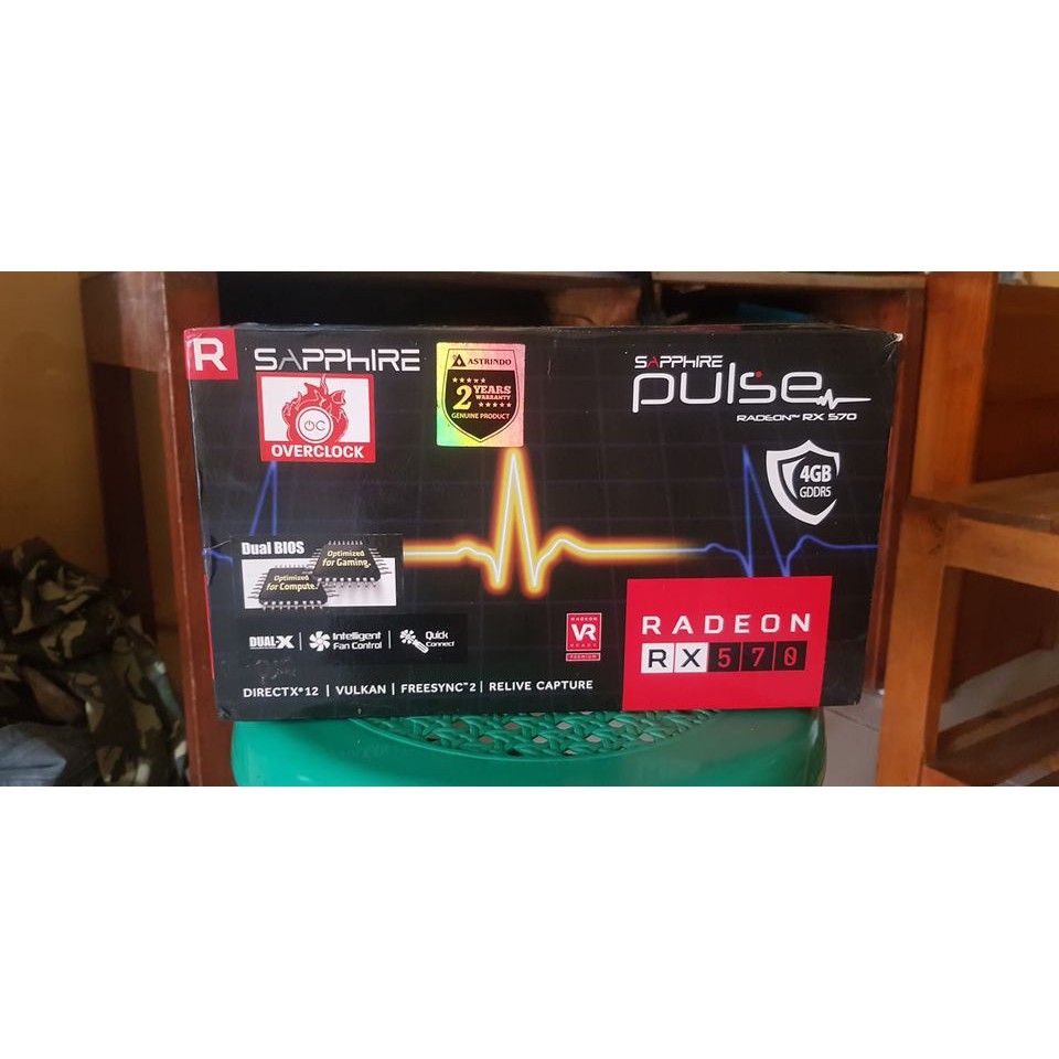 RX 570 SAPPHIRE PULSE 4GB DUAL FAN