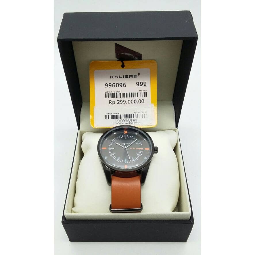  Kalibre  Arpedio 996096 999 Men Watch Jam  Tangan  Kulit Pria 