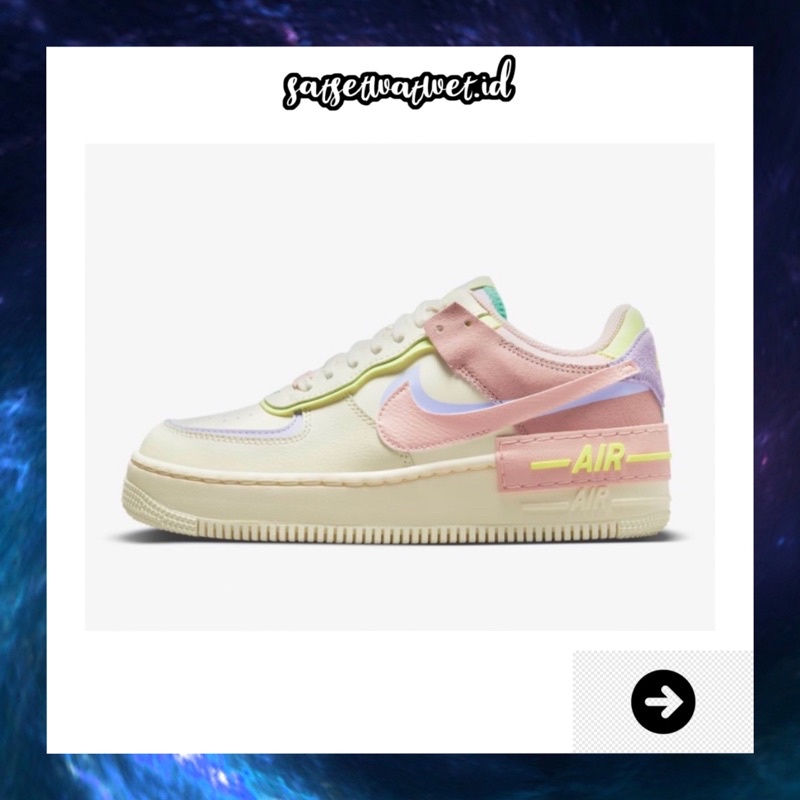 Nike Air Force 1 Shadow Cashmere Pure Violet Pink Oxford Pale Coral