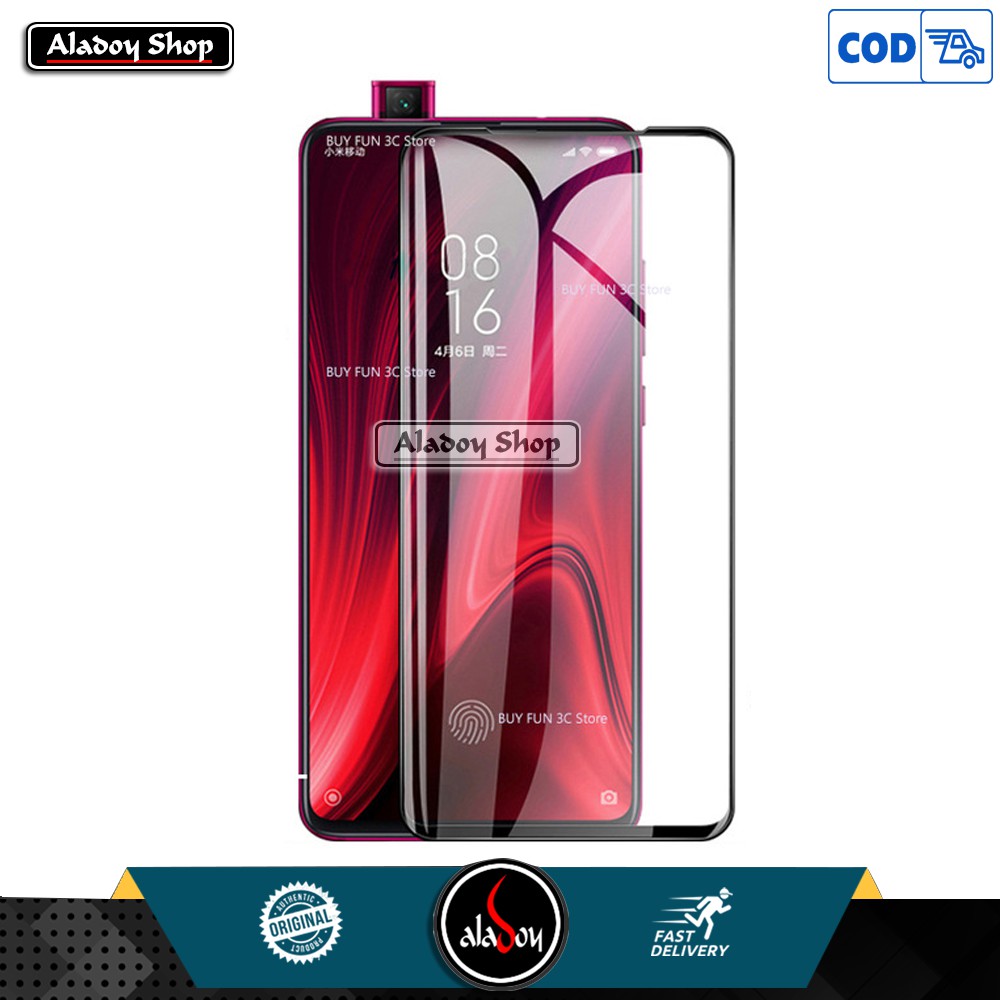 Tempered Glass Xiaomi Mi 9T Redmi K20 Pro Antigores Kaca Pelindung Layar Screen Protector Full Cover