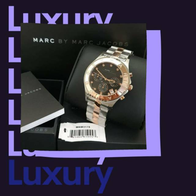 [ ORIGINAL ] Jam Tangan Branded Fashion Pria/Wanita Marc Jacob MBM3178