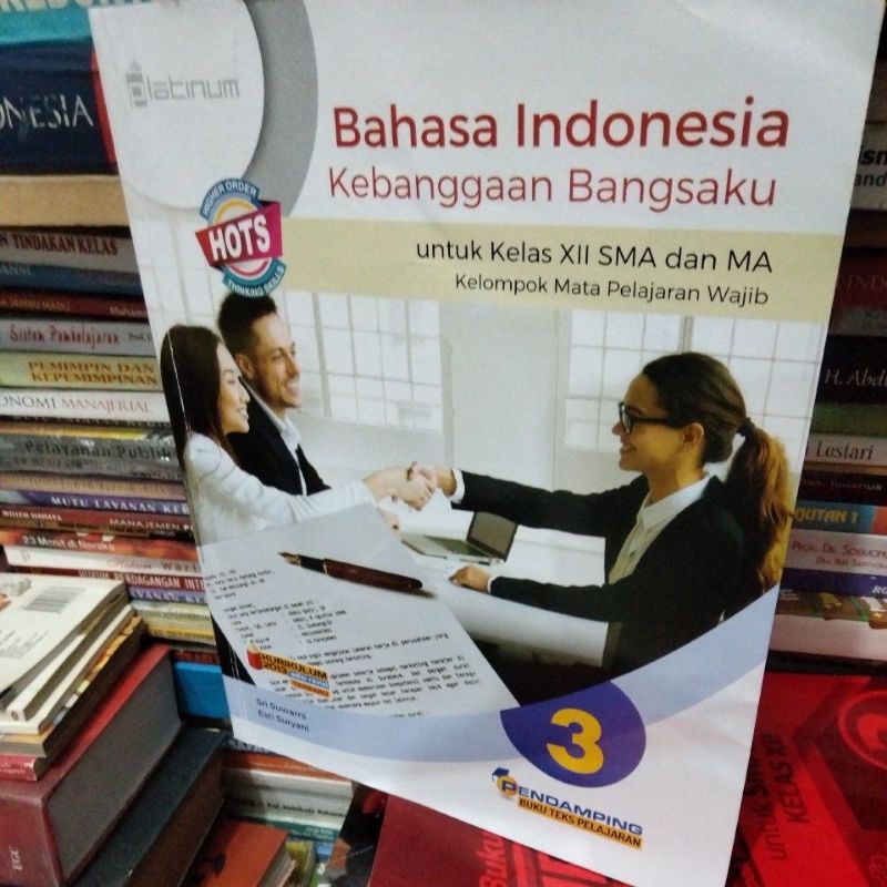 BUKU BAHASA INDONESIA KELAS 12/XII/3 SMA  PLATINUM REVISI HOTS