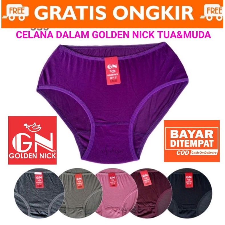 CELANA DALAM GOLDEN NICK TUA/ MUDA ECER TER MURAH