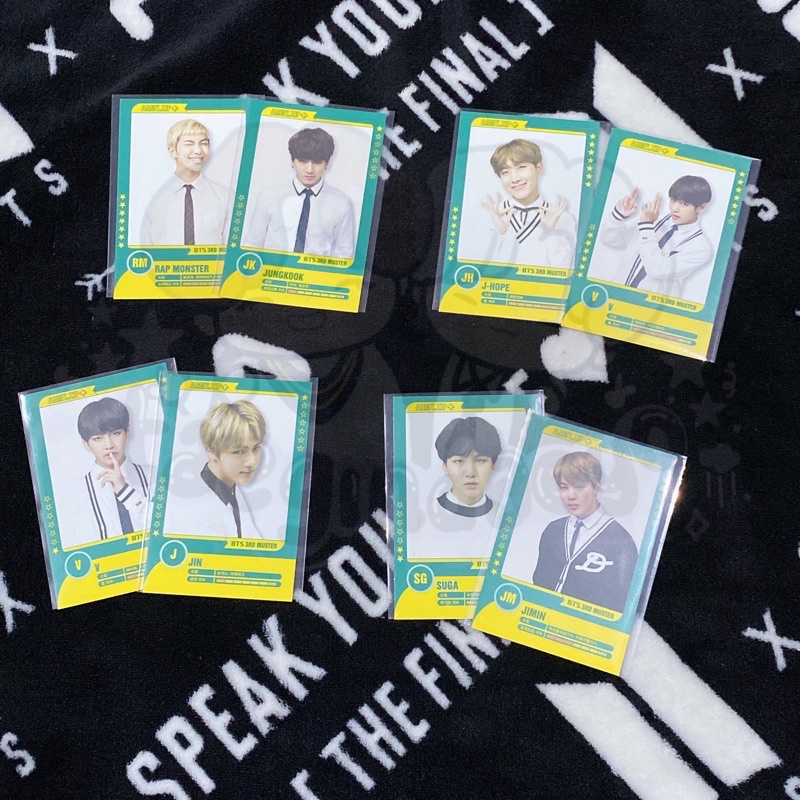 BTS 3RD MUSTER PLAYER CARD MINI PHOTOCARD