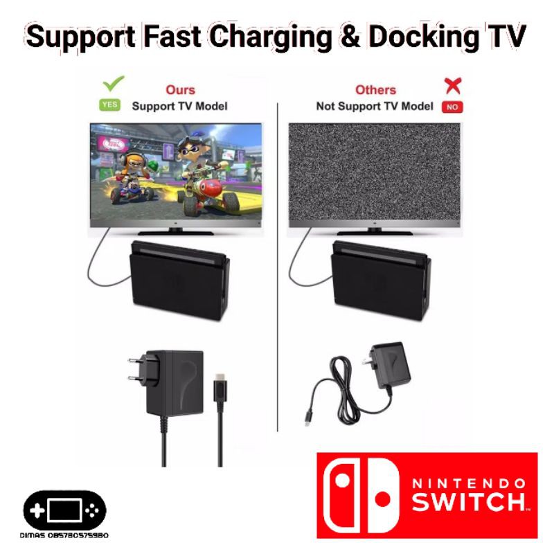 nintendo switch lite adapter for tv