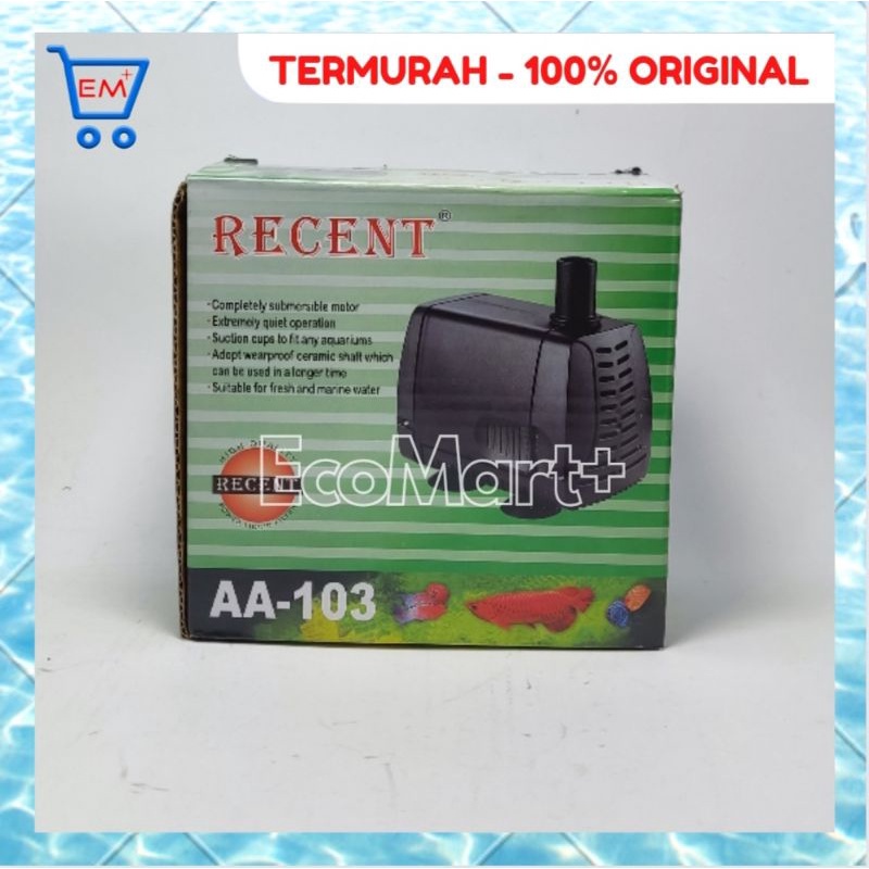 Recent 103 AA-103 Water Pump (Pompa Air Akurium-Kolam)