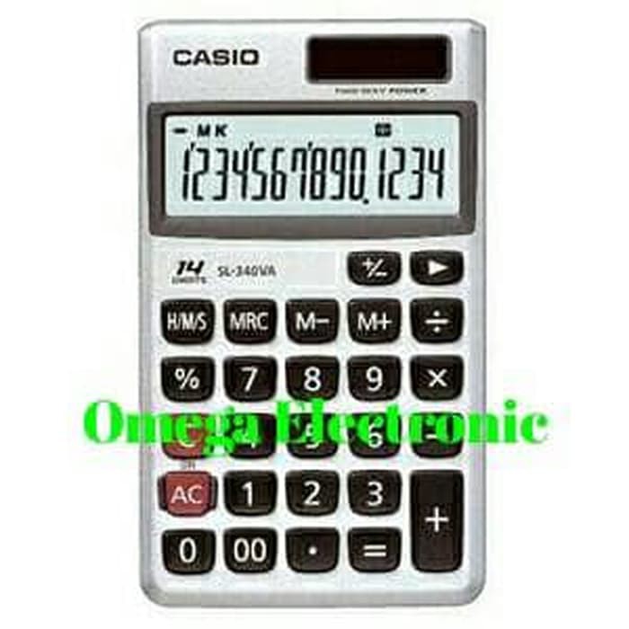 

Grosir Casio SL-340VA - Kalkulator Pocket Calculator SL 340 VA Keren