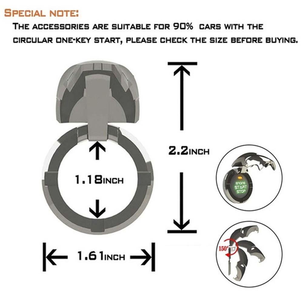 Penutup Tombol Start Stop Mesin Agustinina Anti Gores 3D Awet Tombol Dekorasi Ring