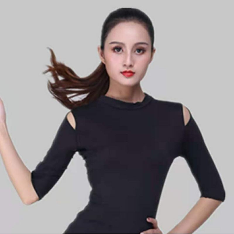 Baju atasan pakaian kostum kaos dansa line dance senam olahraga wanita BJ 02