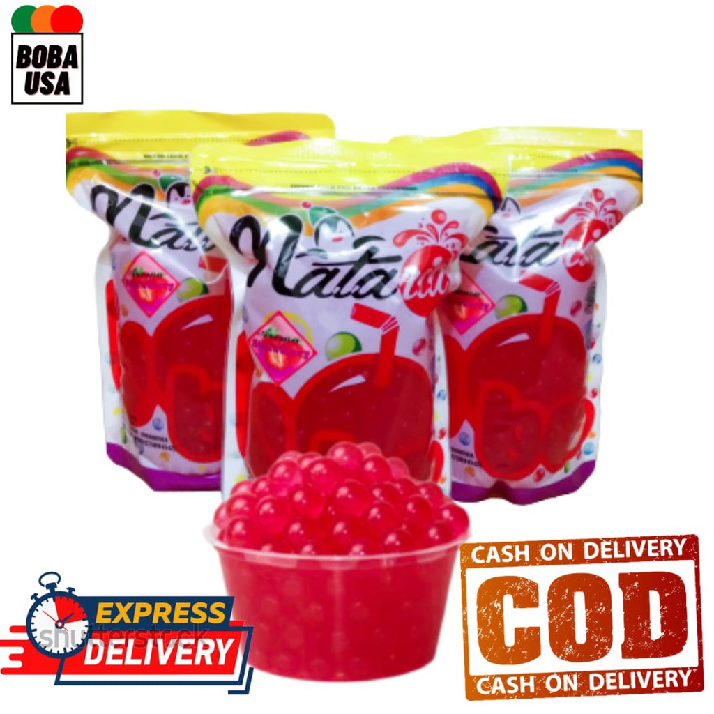 

Popping Boba Strawberry 500gr/Boba Strawberry Halal/Distributor Minuman Kekinian Termurah