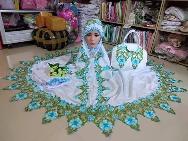 MUKENA BORDIR MEWAH/ MUKENA bordir dewasa/ mukena mahar