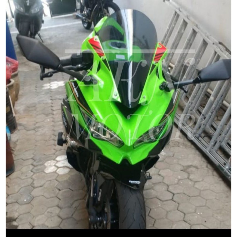 windshield visor jenong Kawasaki ninja 250 ZX25R 4 slider pnp presisi kaca depan ninja 250 ZX25R