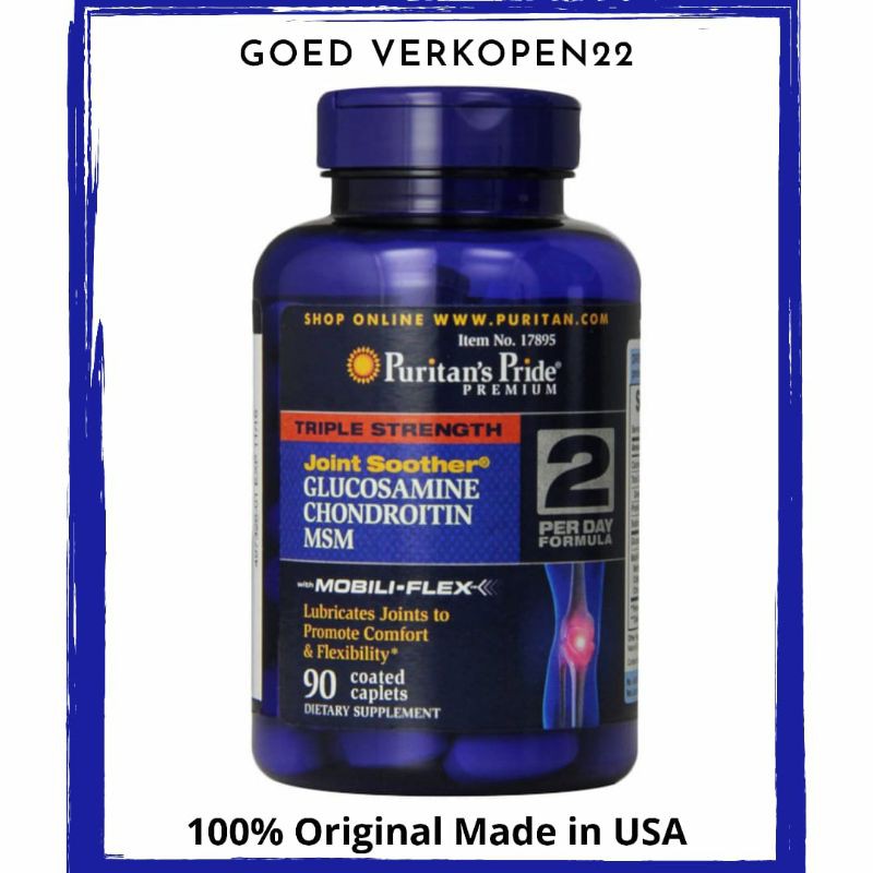 Puritan' Pride Triple Strength Glucosamine Chondroitin MSm - PURITAN PRIDE GLUCOSAMINE