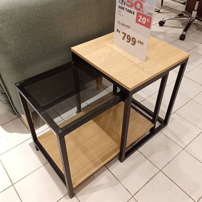 KORL SIDE TABLE MINIMALIS INFORMA MURAH - MEJA SAMPING - MEJA SUDUT