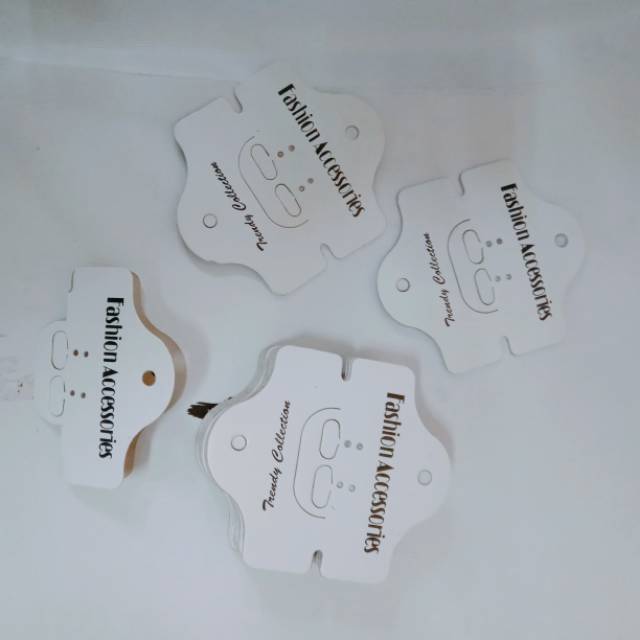 Kertas gantungan kalung/anting/giwang