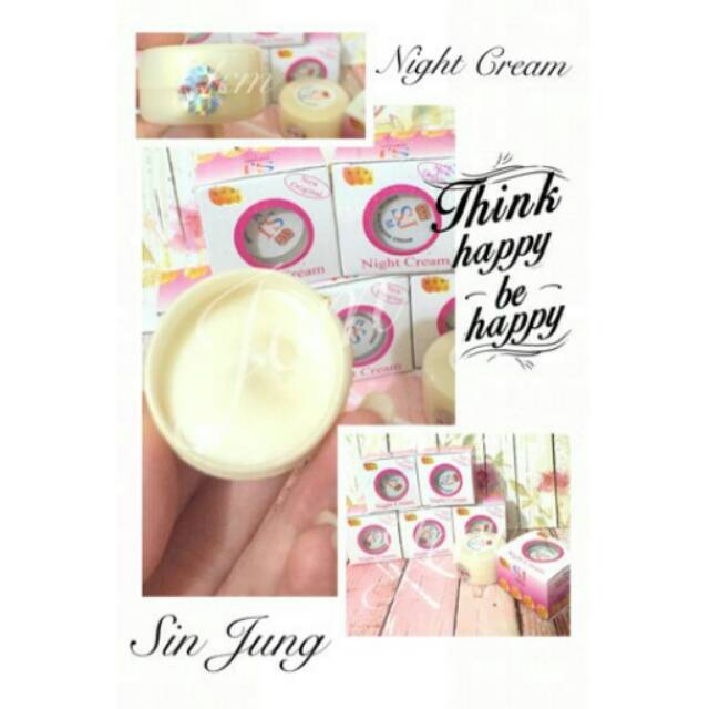 (PER 12 PCS  ) NIGHT CREAM SIN JUNG DAY CREAM / CREAM SJ NIGHT CREAM