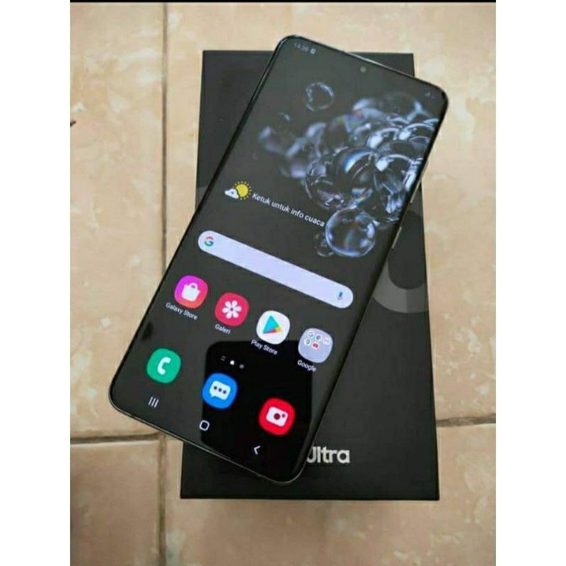 HP Samsung S20 Ultra 128GB Resmi SEIN Dual Sim Fullset - HP Second / Bekas