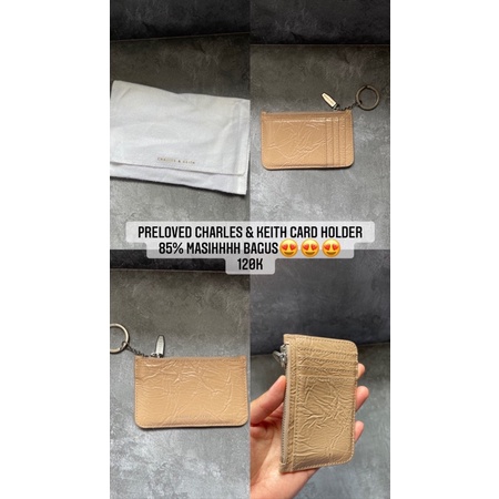 PRELOVED CHARLES & KEITH CARD HOLDER