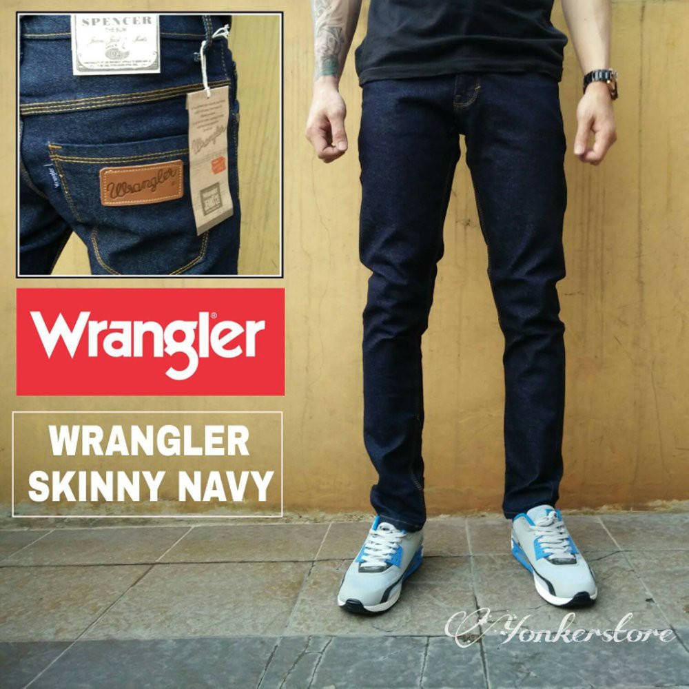 celana jeans skinny slim fit pria