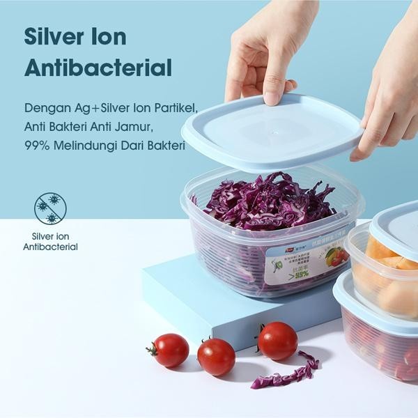 SFKB001 - SAMONO Food Container Plaztic Anti Bacterial