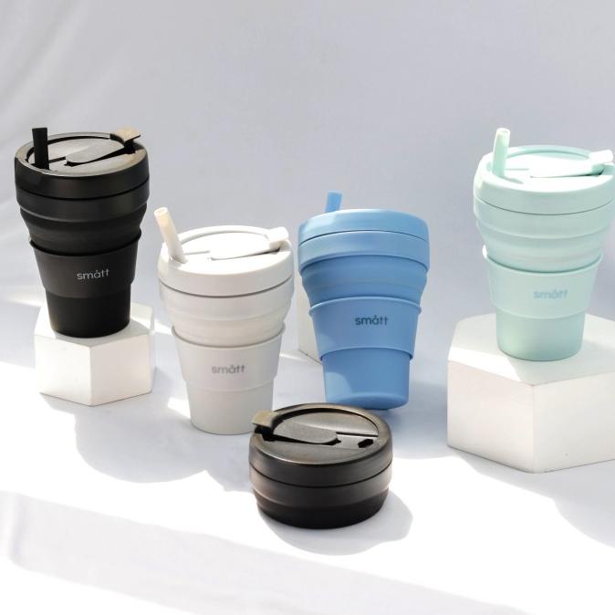 Smatt Foldable Cup - Gelas Kopi Portable Gelas Lipat Silikon