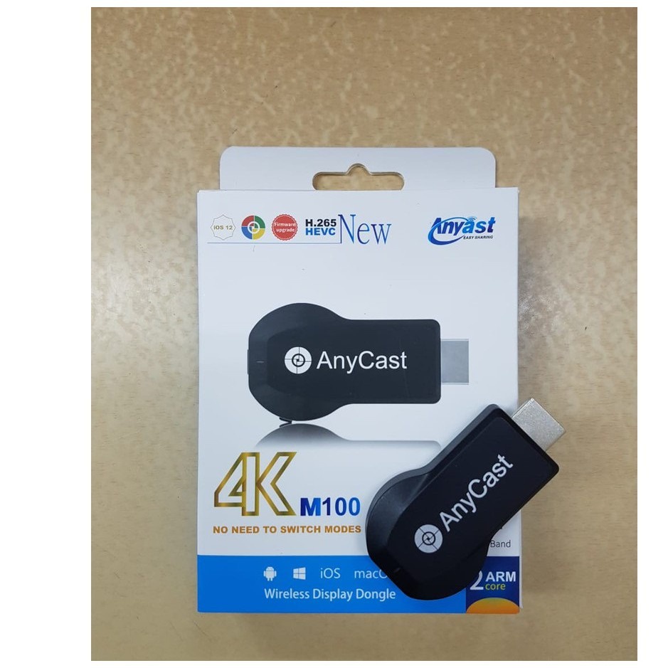 CHIP ORI Anycast M100 4K HD Wifi Display TV Dongle Wireless HDMI Dongle Anycast