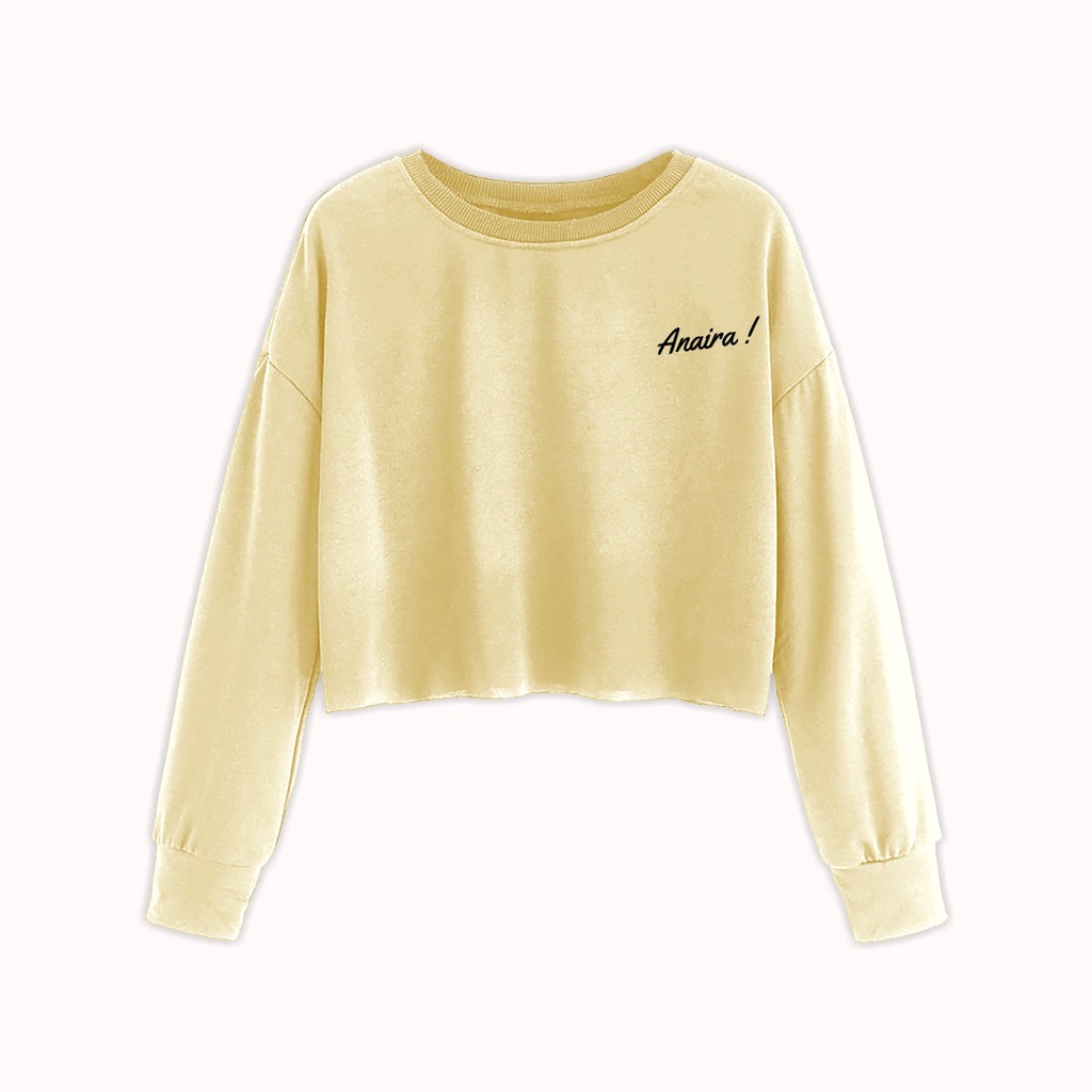 SWEATER ANAIRA CROP WANITA ANAIRAOFFICIAL