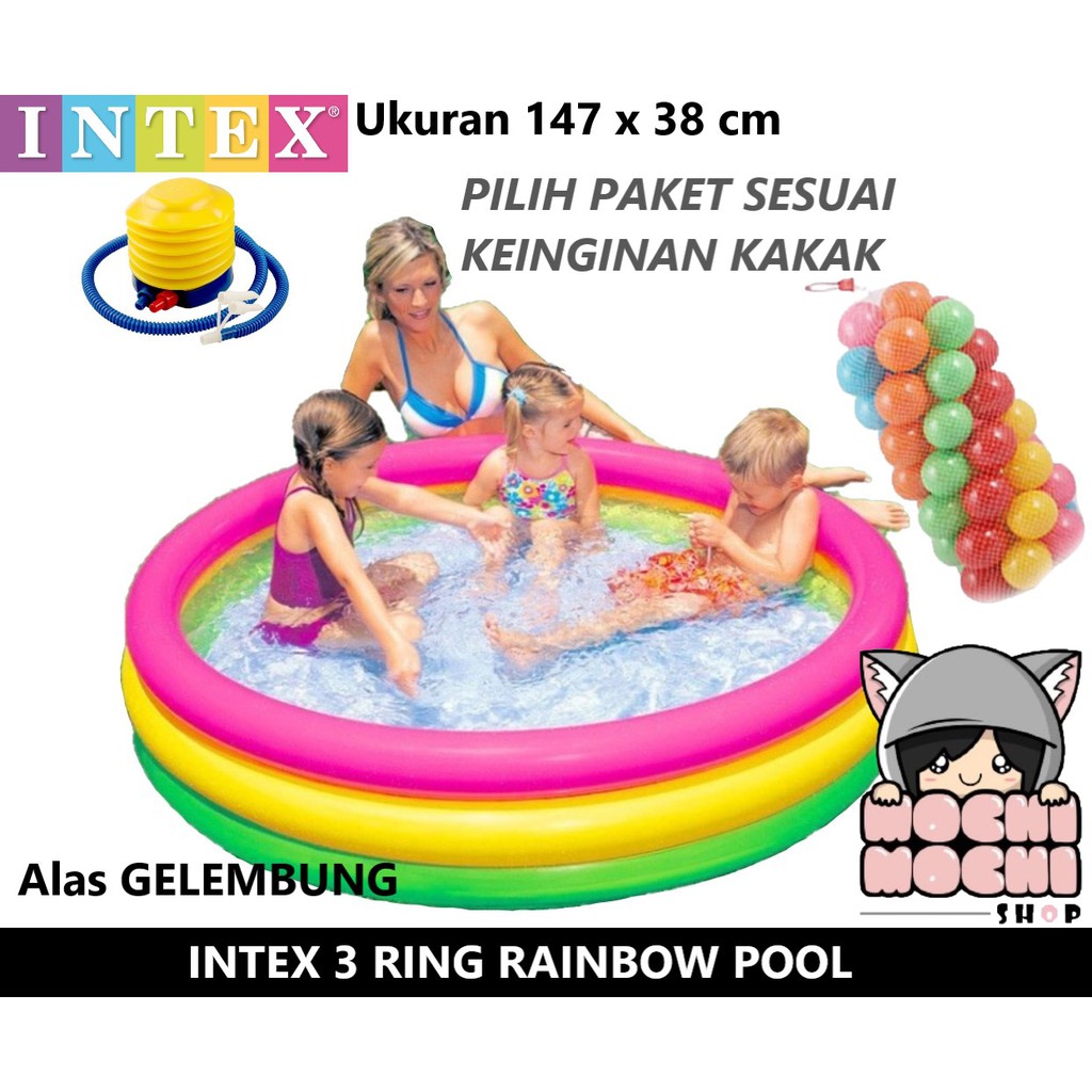 Intex Kolam Renang Anak Mandi Bola Ukuran Besar
