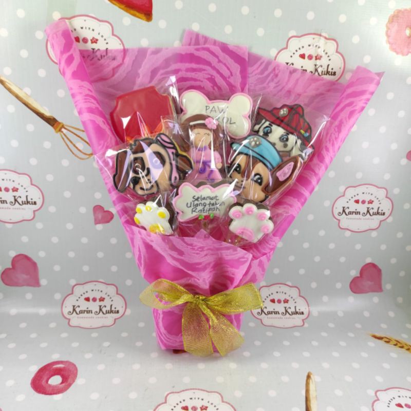 

HAND BUKET ULTAH PAW PATROL 9 kukis