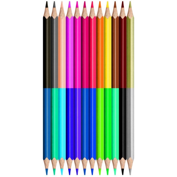 

Pensil Warna Color'Peps Duo x12 MAPED - 24 colors