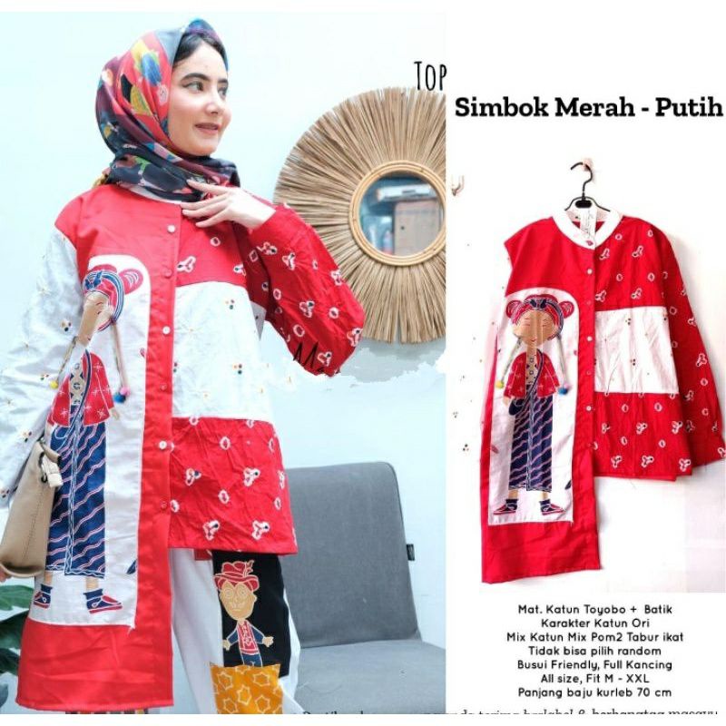 top simbok merah putih ori by masayu