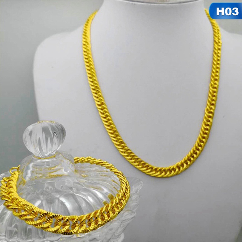 18K Gold Plated 12Mm 60Cm Width Men Hip Hop Chain Necklace Cuban Link Chain