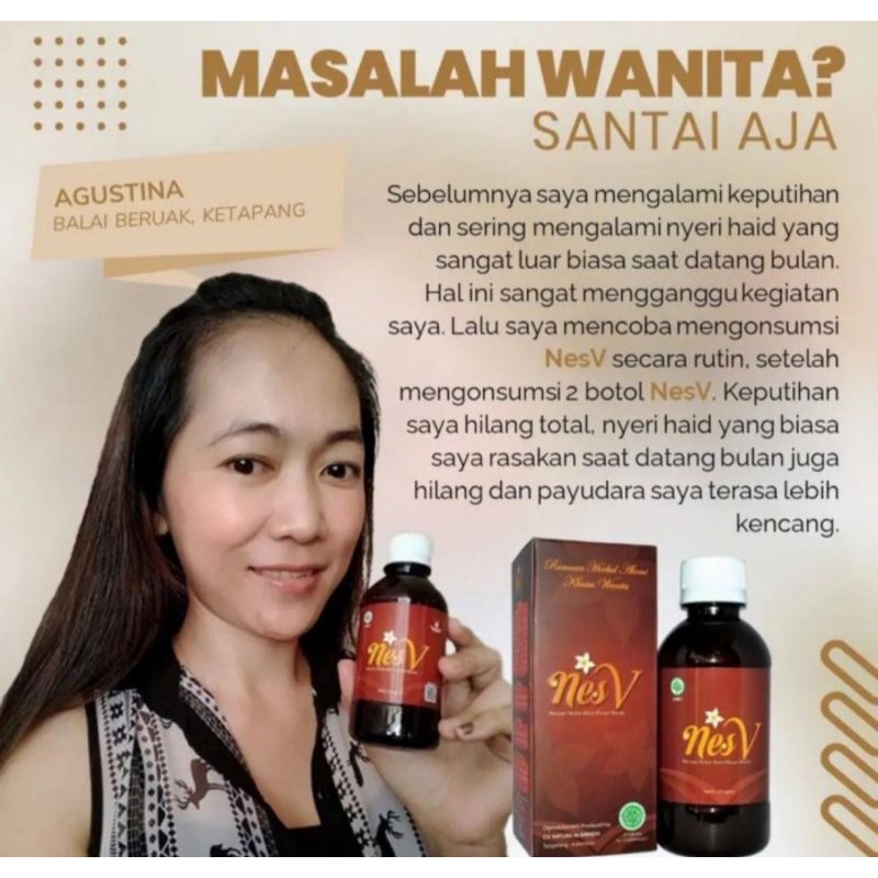 NES V Paket 3 BOTOL NES V ASLI HERBAL ALAMI