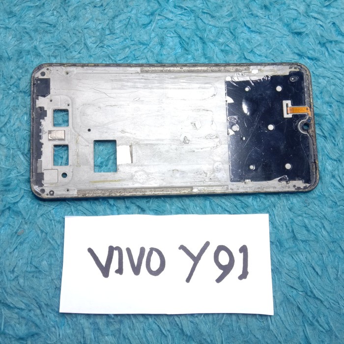 FRAME BEZZEL DUDUKAN LCD VIVO Y91 1817 ORIGINAL COPOTAN CABUTAN